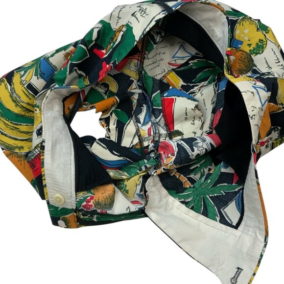 J. Crew Postcard Print High Waist Shorts 8 Scalloped - Picture 6 of 12